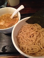 「インディーつけめん＋味玉＋干し海老  中  あつもり」@ラーメン Indieの写真