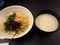 「〖期間限定〗明太クリームつけ麺850円」@ラーメン大至の写真