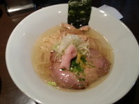 「虎徹そば塩750円+香味肉丼320円」@麺や 虎徹の写真