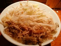 「【小豚ダブル(並盛・200g・全部普通)750円】→500円」@豚さんちの写真