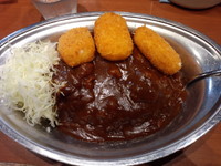 「クリームコロッケカレー720円」@カレーの市民 アルバ 秋葉原本店の写真