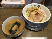 「魚介つけそば（大盛）【雨得サービス¥100引】¥850」@川越らーめん こひやの写真