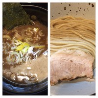 「濃厚煮干豚骨つけそば(麺少なめ) 790円」@市川ウズマサの写真