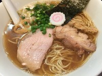 「【限定】八戸産にぼしとやきあごのそば900円」@おおぜき中華そば店の写真