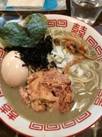 「【限定】濃厚煮干ソバ＋替え玉」@特級鶏蕎麦 龍介の写真