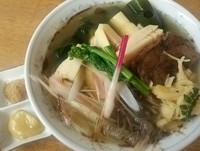 「【卯月の一杯】今が旬 若筍ソバ （150416）」@MENYA 食い味の道有楽の写真