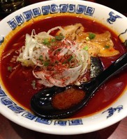 「辛そば（小辛￥880）」@カラツケ グレ 御徒町店の写真