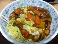 「スタミナ冷やし大盛り（860円）」@我流食堂 シーサイドひたちなか店の写真