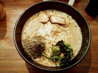 「濃厚豚ブラック ¥650+ 大盛 ¥100」@仙川らーめん ばかたれの写真