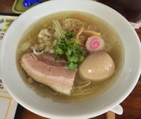 「はまぐり煮干し中華そば・塩＋味玉（￥880＋￥100）」@麺酒処 ふくろうの写真