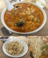 「五目唐子そば＋五目チャーハン」@萬来園の写真