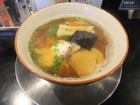 「朝ラー（温）（550円）」@朝ラー Barrio Niboの写真