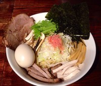 「特製　まぜソバ　「潮」　１０５０円」@自家製麺ほうきぼし 神田店の写真