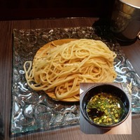「ざるつけ麺（肉なし）＋生ビール＋いろいろ」@柳麺 呉田-goden-の写真