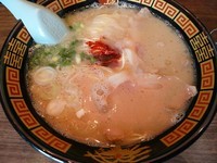 「天然とんこつラーメン(並盛・105g)790円」@一蘭 前橋インター店の写真