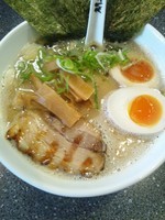 「味わいとんコクらぁめん（塩）」@つけ麺道 開花屋一貫 名古屋店の写真