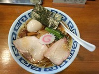 「味玉中華そば 750円」@手打ち中華そば 竹の助の写真