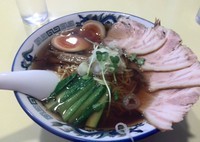「チャーシュー麺840円 + 味玉100円」@手作り餃子ラーメン まる長の写真