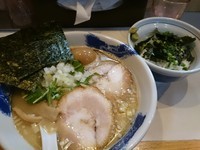 「【限定】鯛白湯塩ラーメン＋お茶漬けセット830円」@麺屋 扇 SENの写真