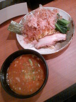 「花かつおつけ麺８５０円」@麺屋 はちどりの写真