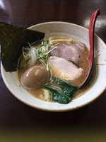 「鶏白湯 醤油らーめん 750円 味玉100円」@麺屋 味翔の写真