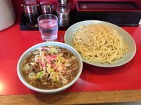 「つけそば（大盛）¥900」@丸長 目白店の写真