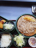 「納豆（冷・温玉、ネギ多め）\360＋コロッケ（クーポン）」@ゆで太郎 人形町2丁目店の写真