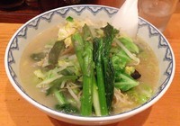 「春たんめん(季節限定)＋炊き込みご飯(800円＋100円)」@らーめん でくの坊の写真