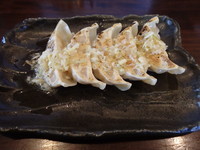 「ネギ塩ダレ餃子(４５０円)」@六代目 麺処「まるは」極 西船橋店の写真