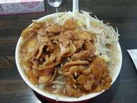 「豚斬りしょうが焼きらーめん1100円」@豚斬りらーめんの写真