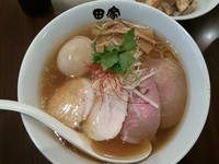 「特製えびとあさりの雫」@中華そば田家 ふくふくの写真