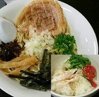 「【限定】和えニボ（おい飯付き）８００円」@へべれ家の写真