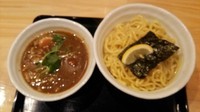 「濃厚煮干しつけ麺(大盛)(あつもり)」@つけめん 蕾 本家の写真