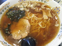 「ラーメン550円」@一二三食堂の写真
