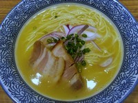 「【限定】サクマ式 鮭のベジポタラーメン （150420）」@ラーメン燈郎の写真