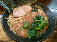 「ラーメン」@らーめん武道家 口の写真