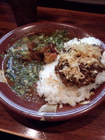 「あいがけカレー（チキン・3辛）1,200円」@カレーノトリコの写真