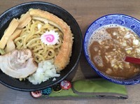 「鰹煮干しつけ麺＋ちく天のせ」@三代目 陽はまた昇るの写真