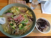 「ちゃんぽん850円、皿うどん850円、ゆかり御飯」@つくもの写真