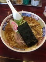 「支那そば700円+替え玉100円」@赤坂屋 中野店の写真