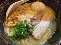 「とりそば750円、プレミアム味玉130円」@麺堂 稲葉の写真