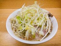「小ラーメン+ニンニク+野菜」@ラーメン二郎 環七新新代田店の写真