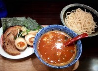 「海老トマトつけ麺¥1080」@つけそば 中華そば まめぞう Kawagoeの写真