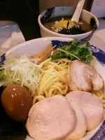 「【限定】指扇煮干つけ麺大盛り＋チャーハン等」@麺屋 扇 SENの写真