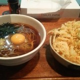 かき揚げ玉子そば 450円