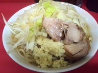 「小ラーメン（にんにく）」@ラーメン二郎 千住大橋駅前店の写真