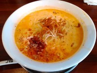 「期間限定 豚骨えびそば」@哲麺 縁 沖縄浦添店の写真