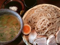 「特製鶏とろつけそば（大盛）」@麺道はなもこしの写真