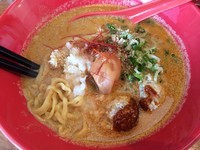 「名古屋の赤だしみぞれラーメン（850円）」@麺屋 無限の写真