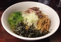 「期間限定八王子まぜ麺大盛＋ライス」@元祖敏々亭 びんびん 西八王子店の写真